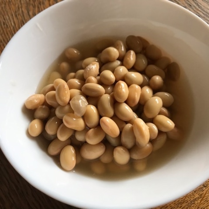 電気圧力鍋で大豆の水煮